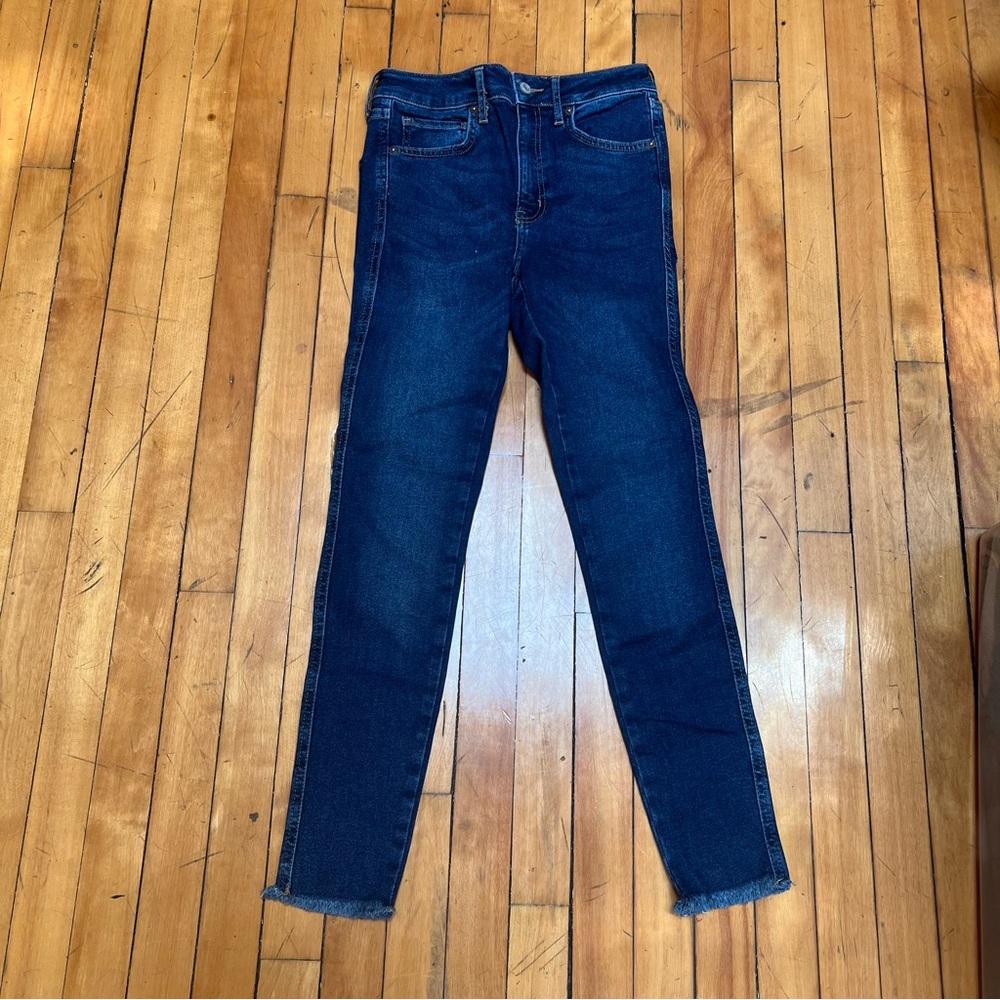 We The Free Blue Skinny Jeans Sleek Fit